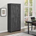 Farmington 31.5" Rustic Gray Storage Cabinet