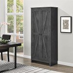 Farmington 31.5" Rustic Gray Storage Cabinet