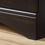 Sauder Harbor View Tall Pantry Cabinet in Antiqued Finish
