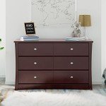 Storkcraft Crescent 6-Drawer Espresso Dresser
