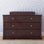Storkcraft Crescent 6-Drawer Espresso Dresser