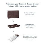 Storkcraft Crescent 6-Drawer Espresso Dresser