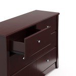 Storkcraft Crescent 6-Drawer Espresso Dresser