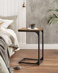 VASAGLE C-Shaped Side Table for Living Room