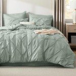Sage Green Queen Comforter Set – 7 Pieces