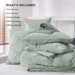 Sage Green Queen Comforter Set – 7 Pieces