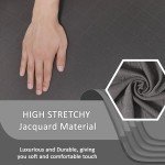 Dark Grey Stretch Recliner Sofa Cover Set