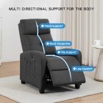 Power Massage Recliner Chair with Lumbar Support