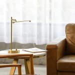 Matte Brass 15" LED Desk Lamp with Dimmer