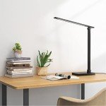 Dimmable LED Desk Lamp with USB Charging Port