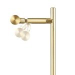 Matte Brass 15" LED Desk Lamp with Dimmer