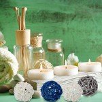 15-Piece Decorative Rattan Ball Vase Filler Set