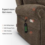 MCombo Dual Motor Lift Recliner Chair with Massage