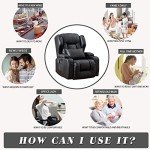 Power Recliner Chair with Massage and Heat