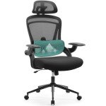 Ergonomic Mesh Office Chair with Adjustable Headrest
