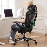 Ergonomic Mesh Office Chair with Adjustable Headrest