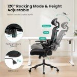 Ergonomic Mesh Office Chair with Adjustable Headrest