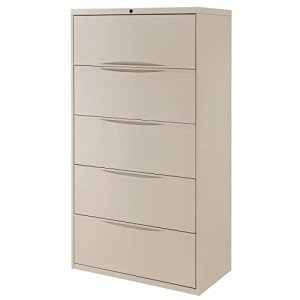 36"W Premium 5-Drawer Lateral File Cabinet