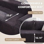 Grey L-Shape Modular Sectional Sofa with Chaise