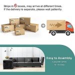 Modular U-Shaped Velvet Sectional Sofa Set