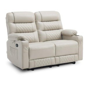 MCombo Electric Reclining Loveseat with Heat and Vibration