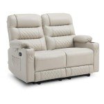 MCombo Electric Reclining Loveseat with Heat and Vibration