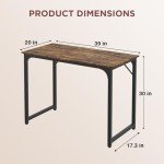Modern Adjustable Computer Desk for Home Office
