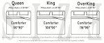 Wheat Ruched King Size Comforter Set 3 Pieces