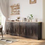 Modern Farmhouse Sideboard Buffet Cabinet with Storage