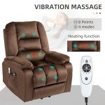 Ergonomic Power Lift Recliner Chair with Massage