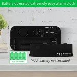 Compact Green LED Digital Wall Clock