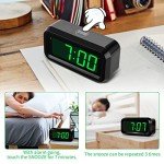 Compact Green LED Digital Wall Clock