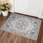 Vintage Washable Area Rug 2x3 for Home