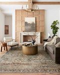 Loloi Layla Olive/Charcoal Vintage Accent Rug