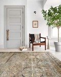 Loloi Layla Olive/Charcoal Vintage Accent Rug