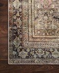 Loloi Layla Olive/Charcoal Vintage Accent Rug