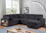 Oversized U-Shaped Convertible Sectional Sofa Bed