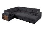 Oversized U-Shaped Convertible Sectional Sofa Bed