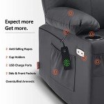 Power Lift Recliner Chair with Massage & Heat