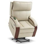 MCombo Massage Power Lift Recliner Chair - Cream