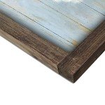Rustic Barn Wall Art with Meadow Landscape