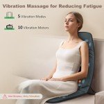 Vibration Back Massager Pad with Heat & Motors