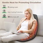 Vibration Back Massager Pad with Heat & Motors