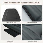 Vibration Back Massager Pad with Heat & Motors