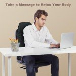 Vibration Back Massager Pad with Heat & Motors
