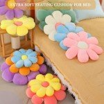 White Flower Shaped Throw Pillow - 15.7