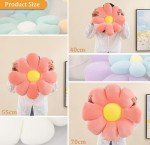 White Flower Shaped Throw Pillow - 15.7
