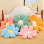 White Flower Shaped Throw Pillow - 15.7