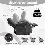 Power Lift Recliner Chair with Massage & Heat