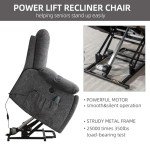 Power Lift Recliner Chair with Massage & Heat